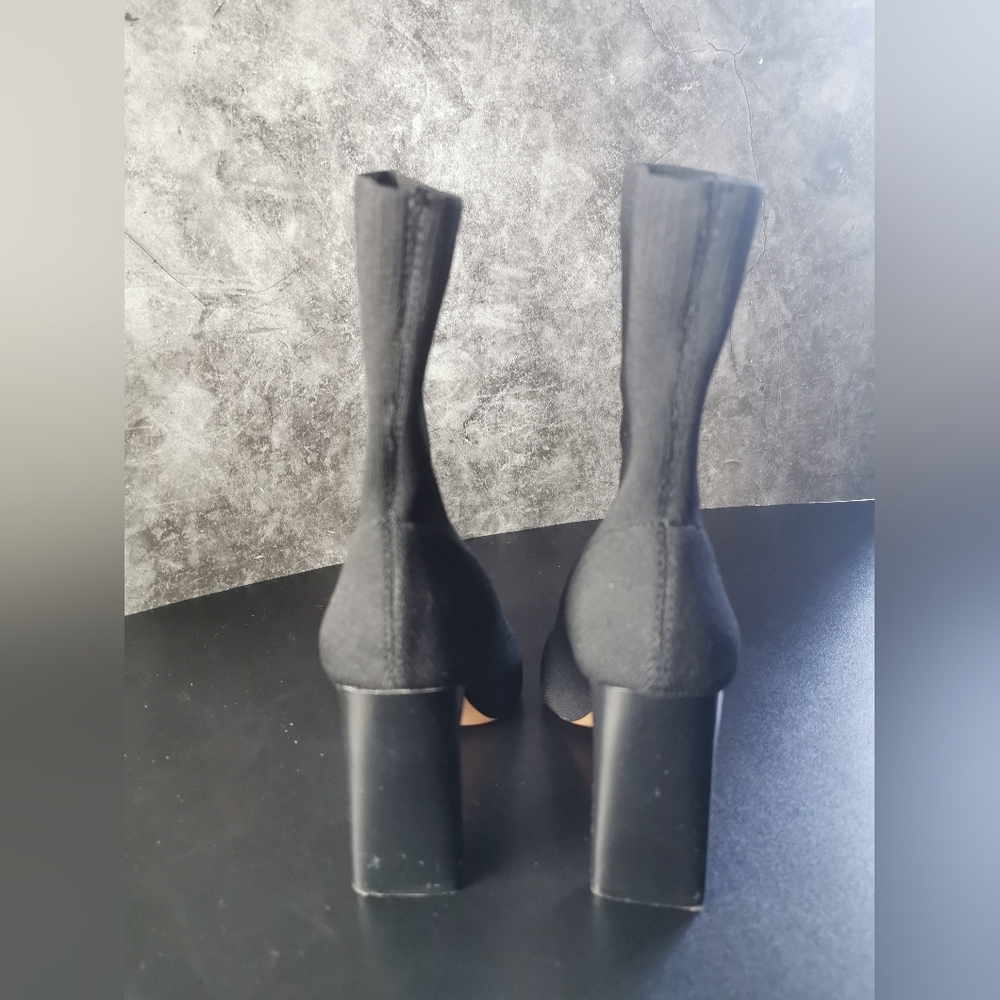 Call It Spring Monica Ancle boots Black Size 5 - Picture 4 of 8